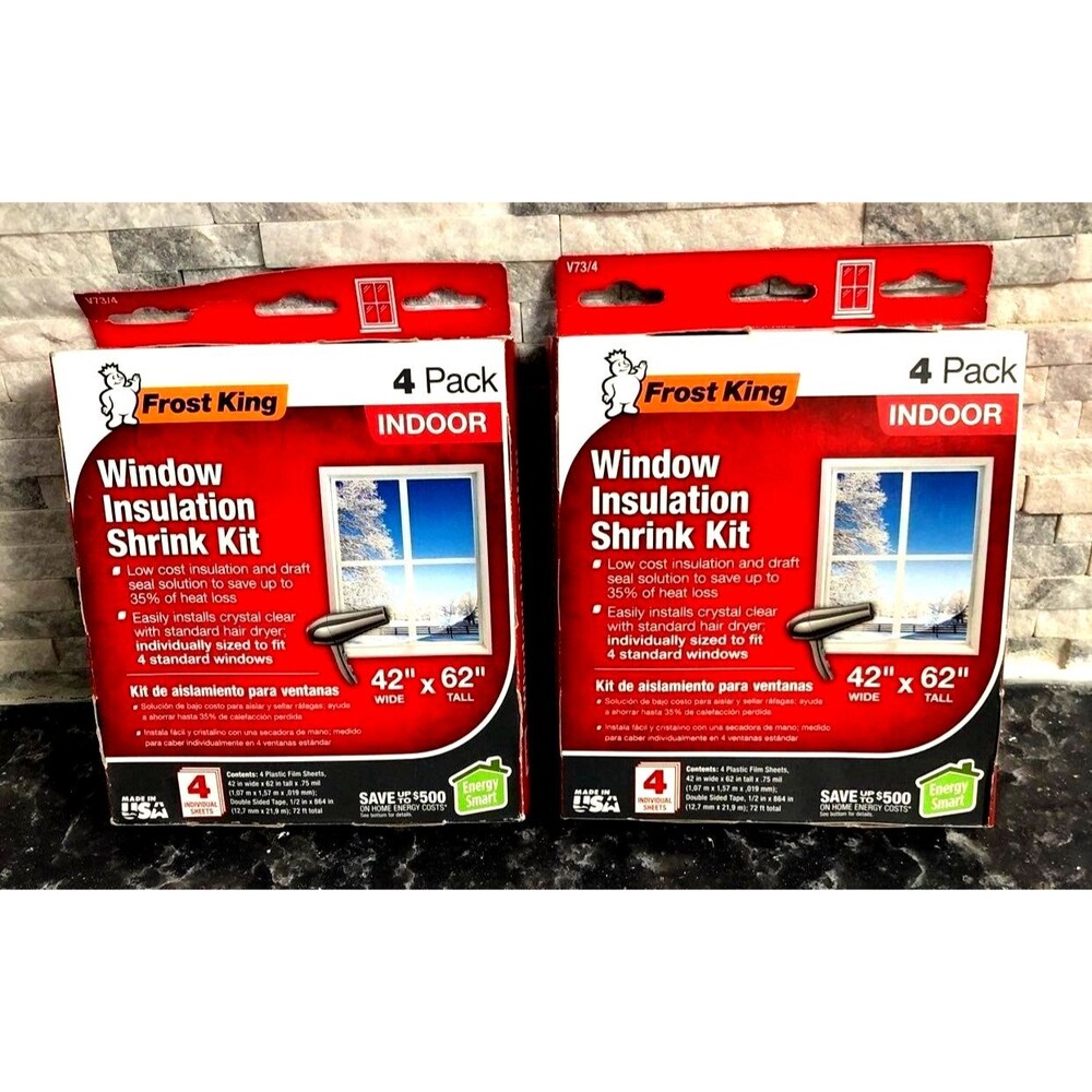 Frost King Window Insulation Shrink Kit - 42" x 62"